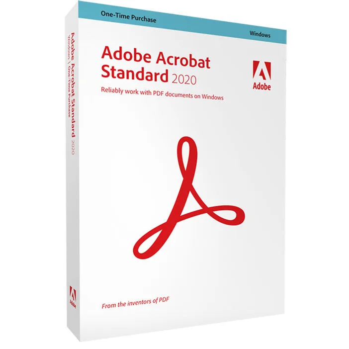 Adobe Acrobat Standard 2020 OEM -WIN only