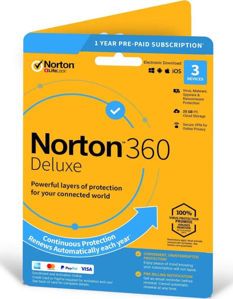 Norton 360 with subscription Deluxe incl. 25GB