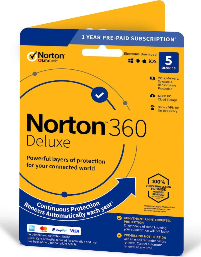 Norton 360 with Subscription Deluxe incl. 50GB