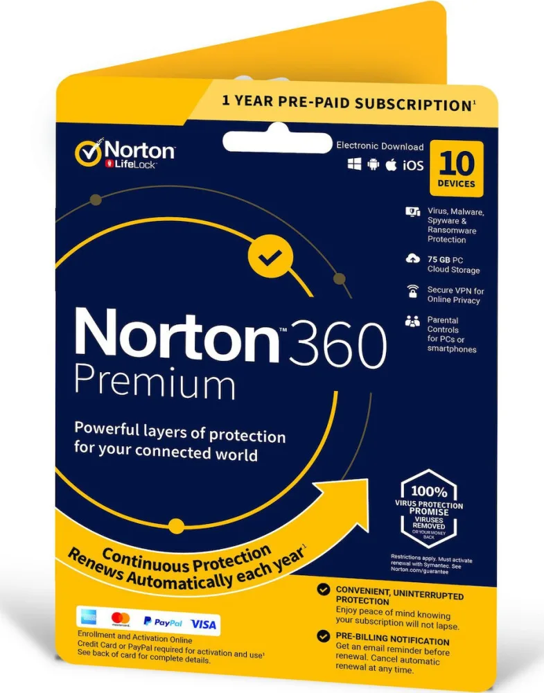 Norton 360 without Subscription Premium incl. 75GB