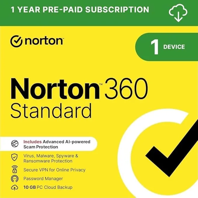 Norton 360 without Subscription Standard incl. 10GB